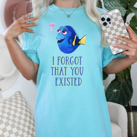 I FORGOT FISH SHIRT - COMFORT COLORS