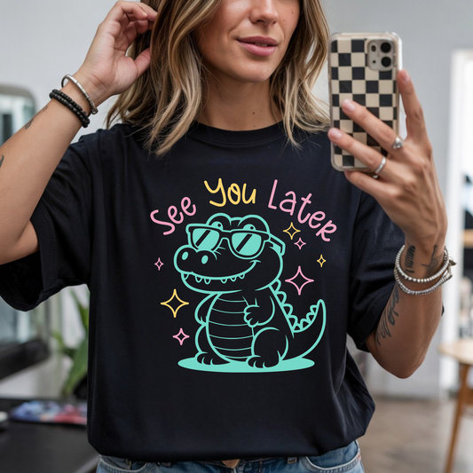 Later Gator Teacher Shirt | End of School Year Teacher Tee | Funny Last Day of School Shirt | Teacher Appreciation Gift