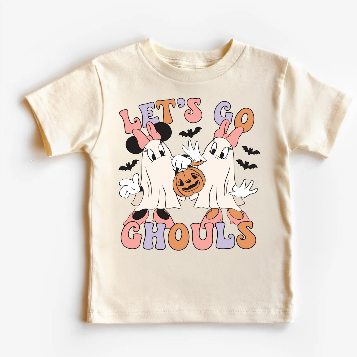 MINNIE & DAISY LET’S GO GHOULS HALLOWEEN Magical Theme Park Halloween Kids Shirt | Toddler & Youth Sizes