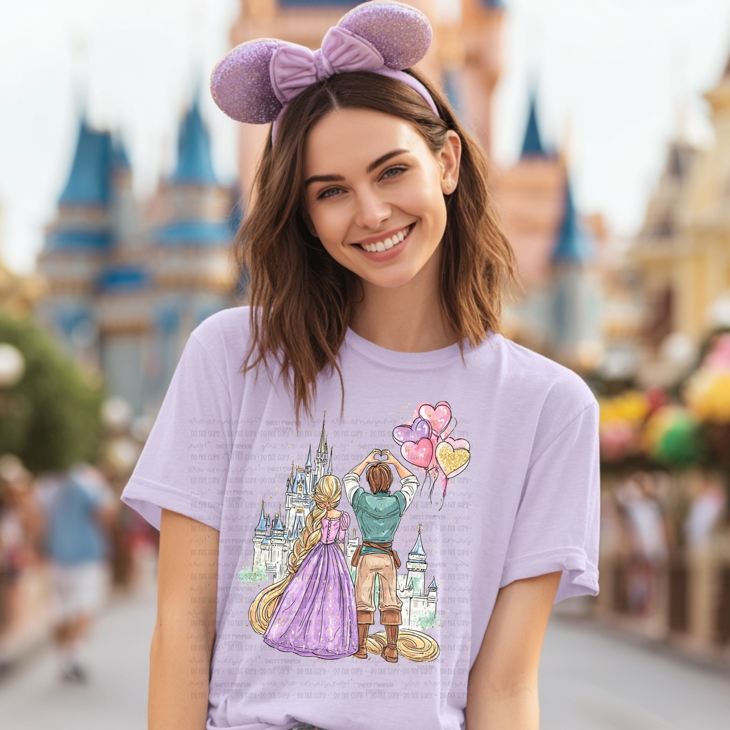 Valentine’s Punzie Castle Shirt | Cute Theme Park Shirt | Vacation Outfit Tee
