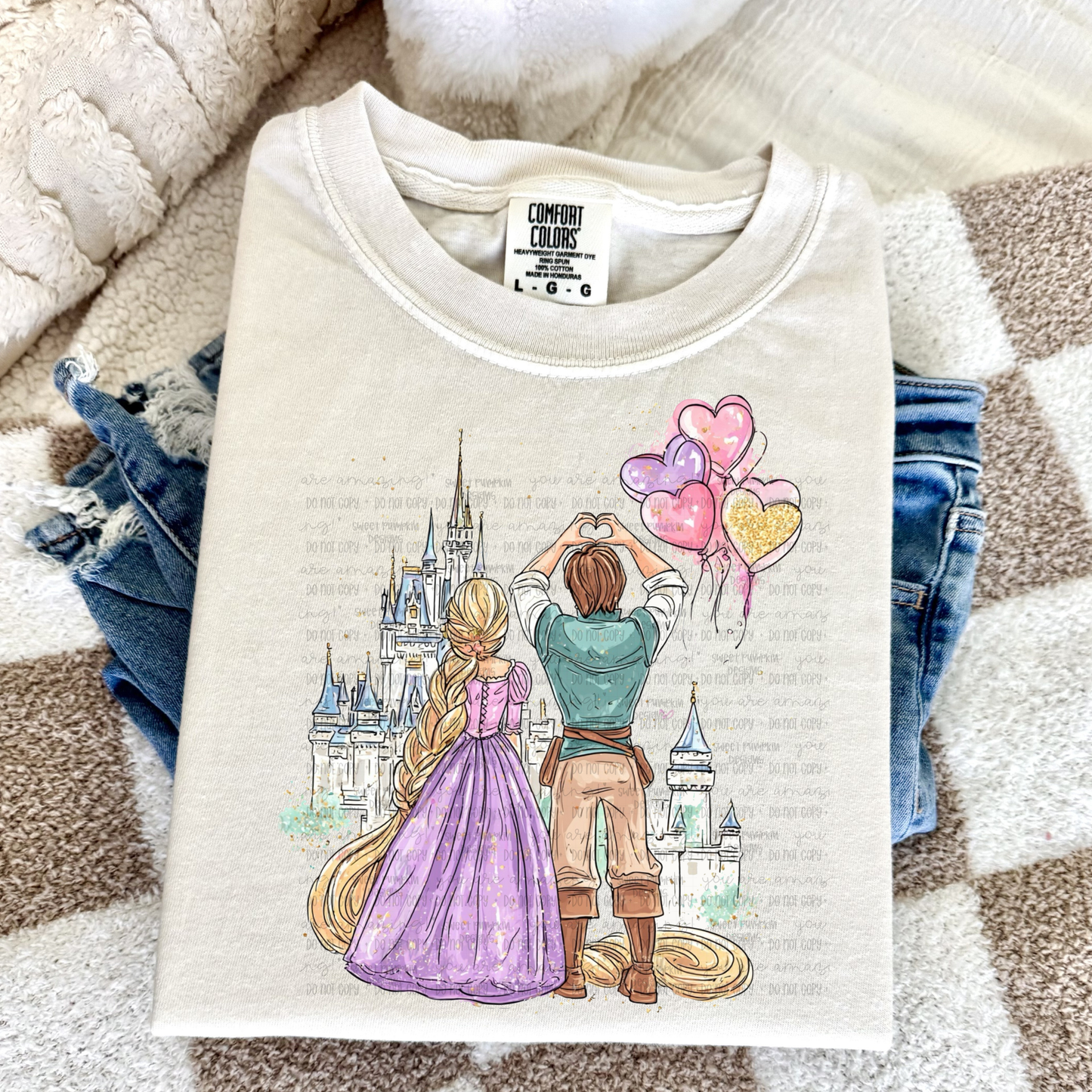 Valentine’s Punzie Castle Shirt | Cute Theme Park Shirt | Vacation Outfit Tee