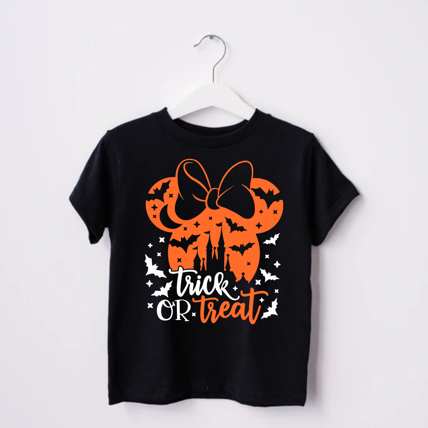 MINNIE trick or treat HALLOWEEN Magical Theme Park Halloween Kids Shirt | Toddler & Youth Sizes