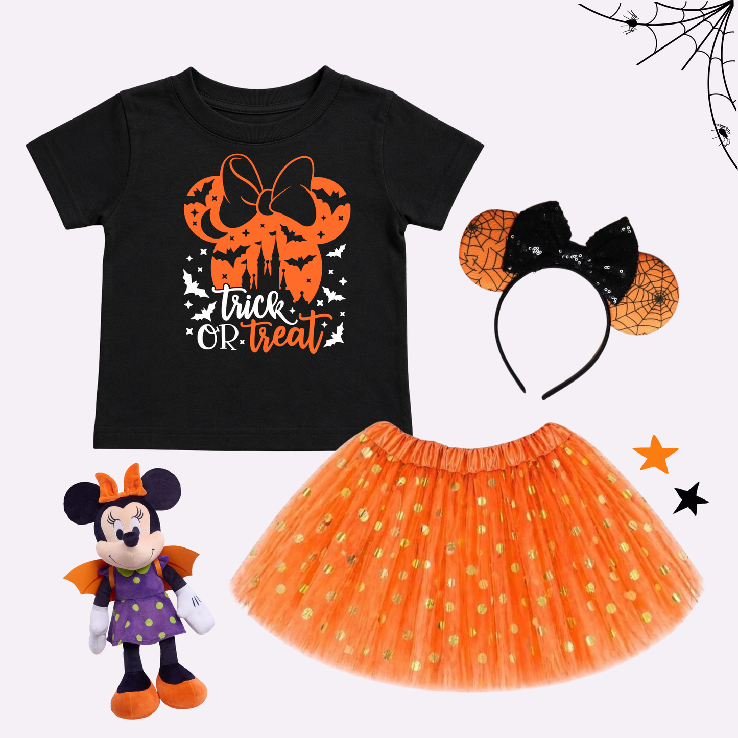MINNIE trick or treat HALLOWEEN Magical Theme Park Halloween Kids Shirt | Toddler & Youth Sizes