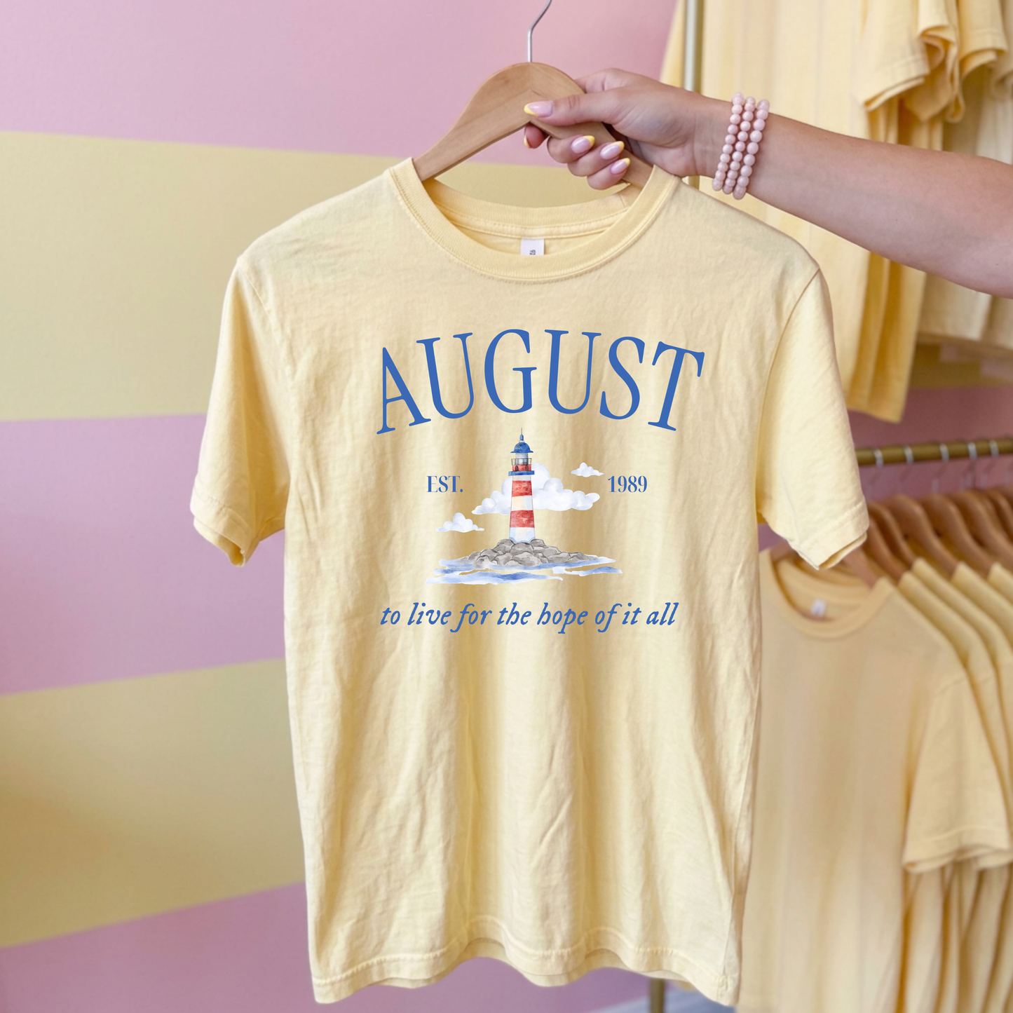 August TANK OR TEE - COMFORT COLORS