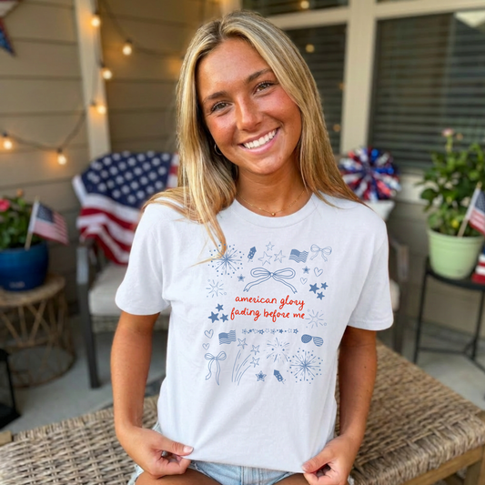 AMERICAN GLORY TANK OR TEE - COMFORT COLORS
