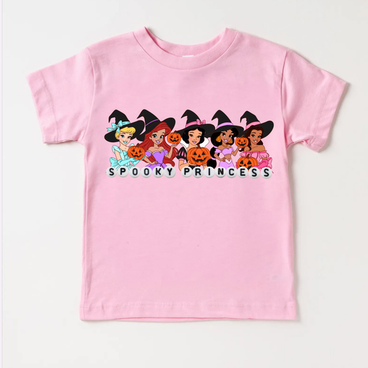 Spooky Princess HALLOWEEN Magical Theme Park Halloween Kids Shirt | Toddler & Youth Sizes
