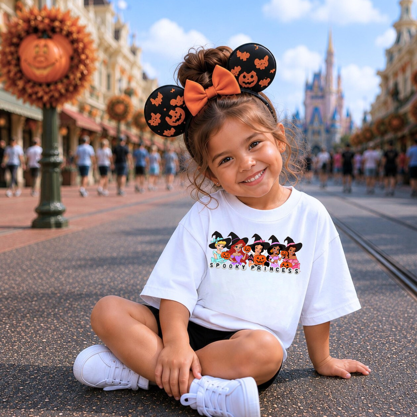 Spooky Princess HALLOWEEN Magical Theme Park Halloween Kids Shirt | Toddler & Youth Sizes