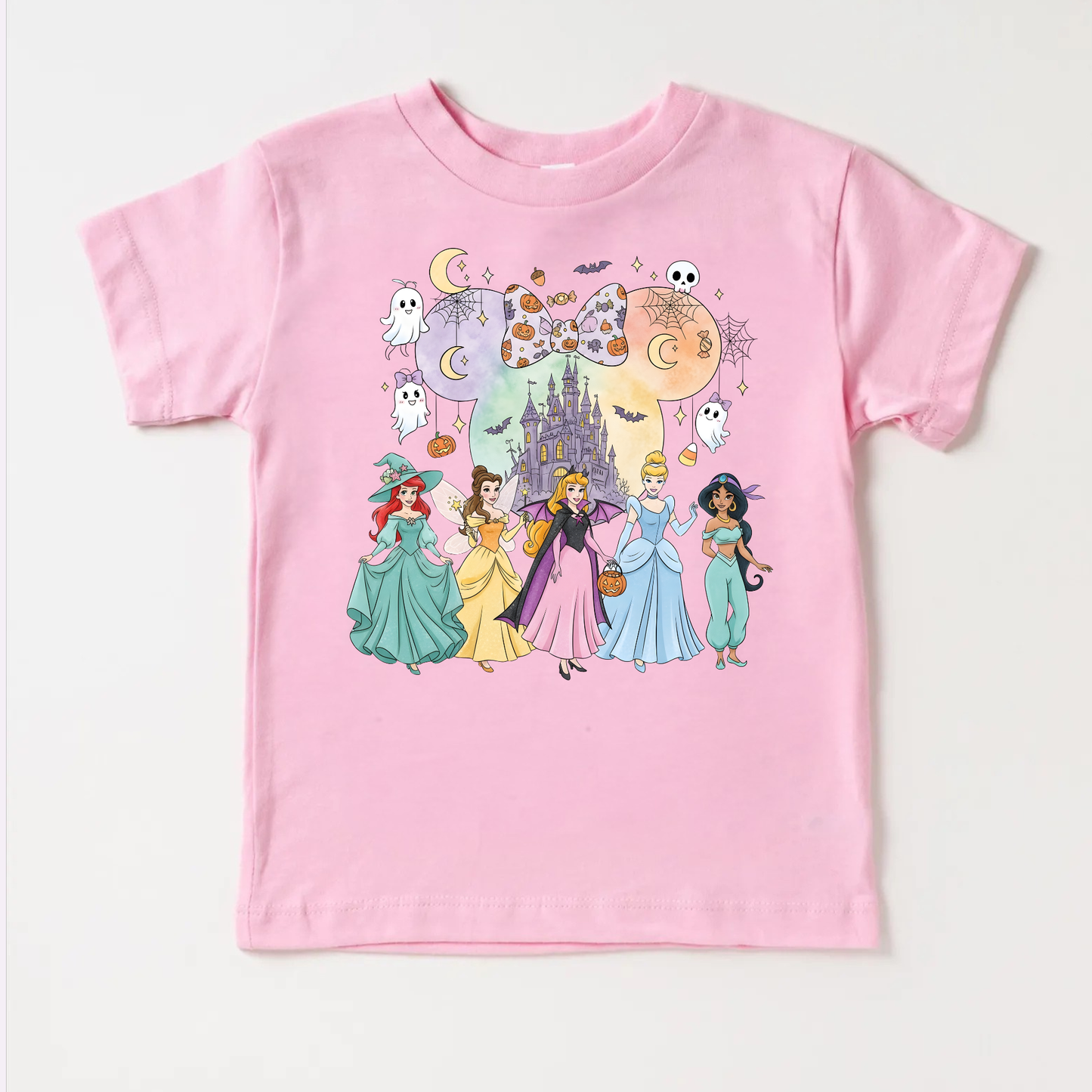 Castle Princesses HALLOWEEN Magical Theme Park Halloween Kids Shirt | Toddler & Youth Sizes