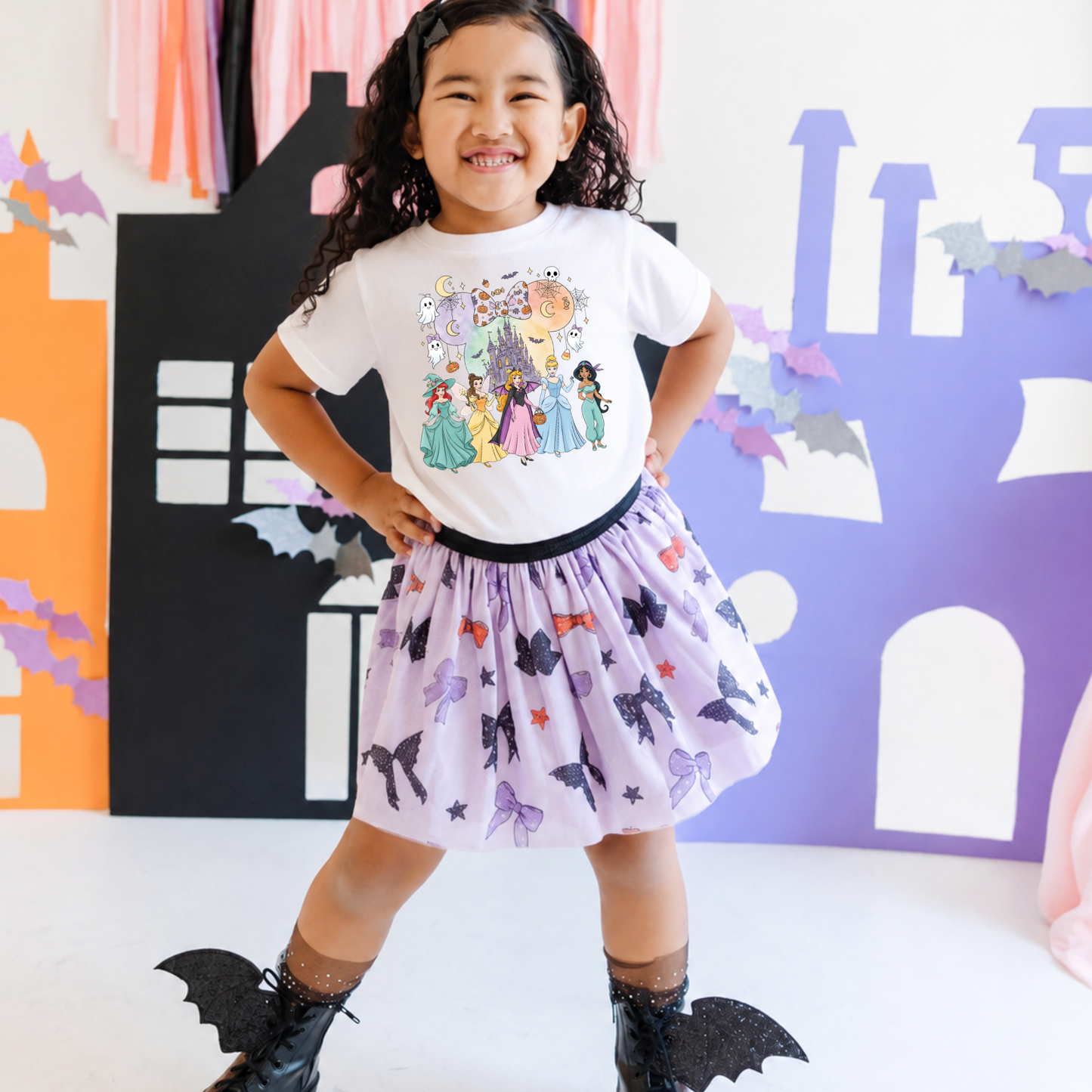 Castle Princesses HALLOWEEN Magical Theme Park Halloween Kids Shirt | Toddler & Youth Sizes