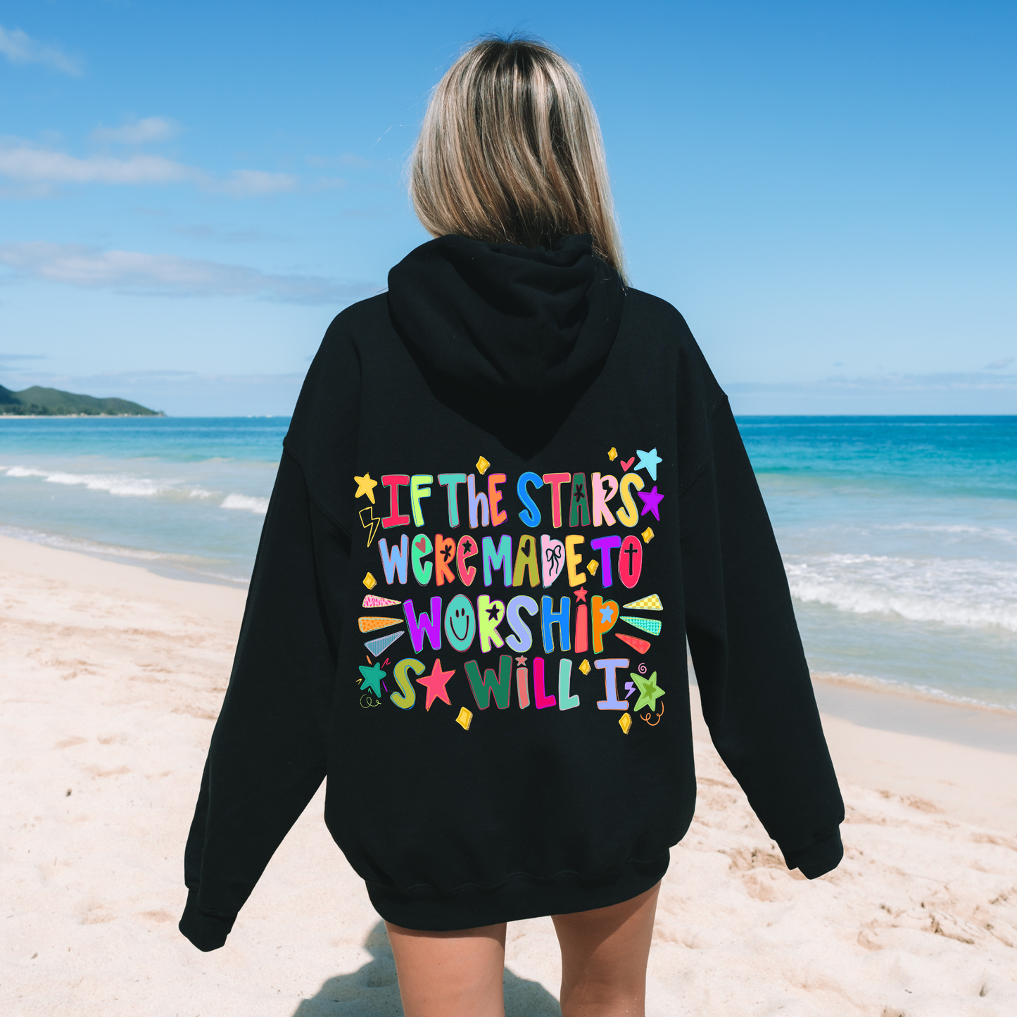 Christian Hoodie for Women – Oversized Bible Verse Graphic Hoodie, Jesus Hoodie, Christian Streetwear