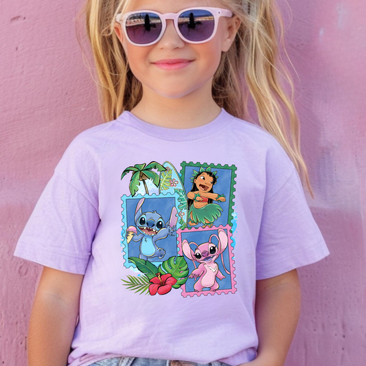 Alien and Angel Stamp Shirt