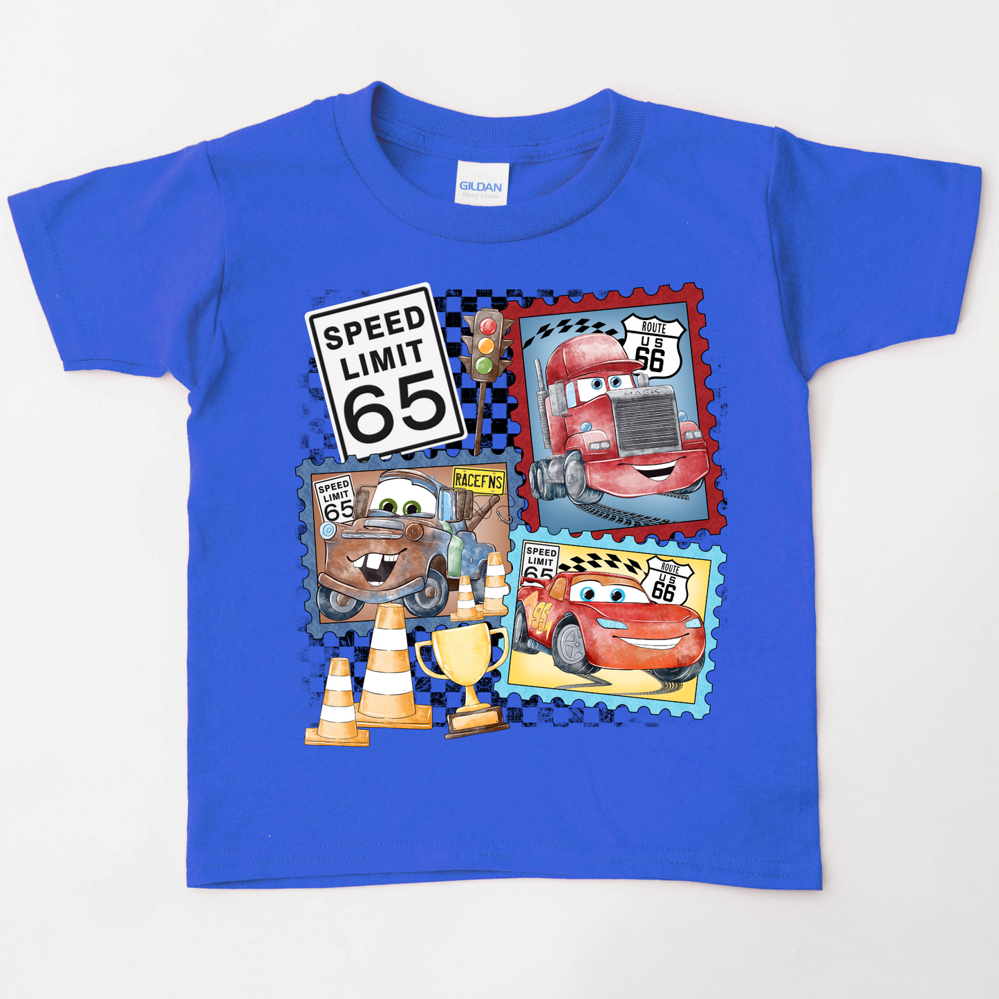 Cars Stamp Shirt for Kids