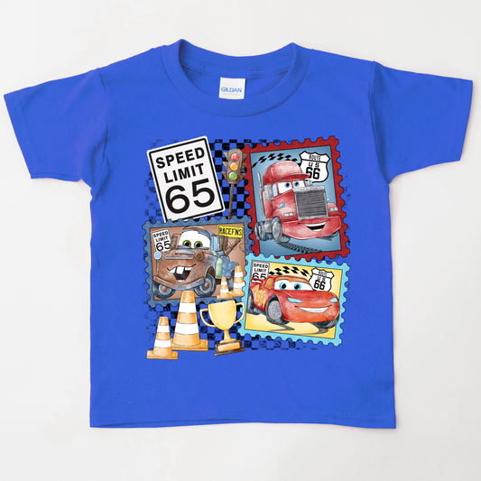 Cars Stamp Shirt for Kids