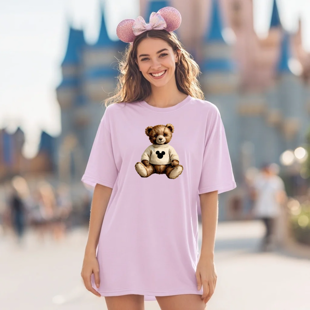 Mouse Teddy Bear Shirt | Cute Theme Park Shirt | Vacation Outfit Tee