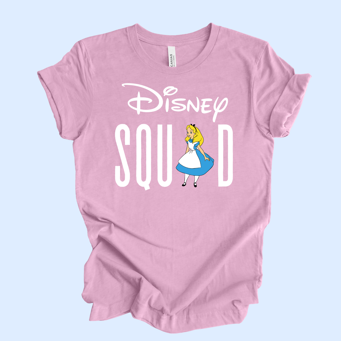 Custom Character Squad Shirt for Families | Matching Squad Vacation Shirts | Personalized Family Trip Outfit | Group Theme Park Shirts