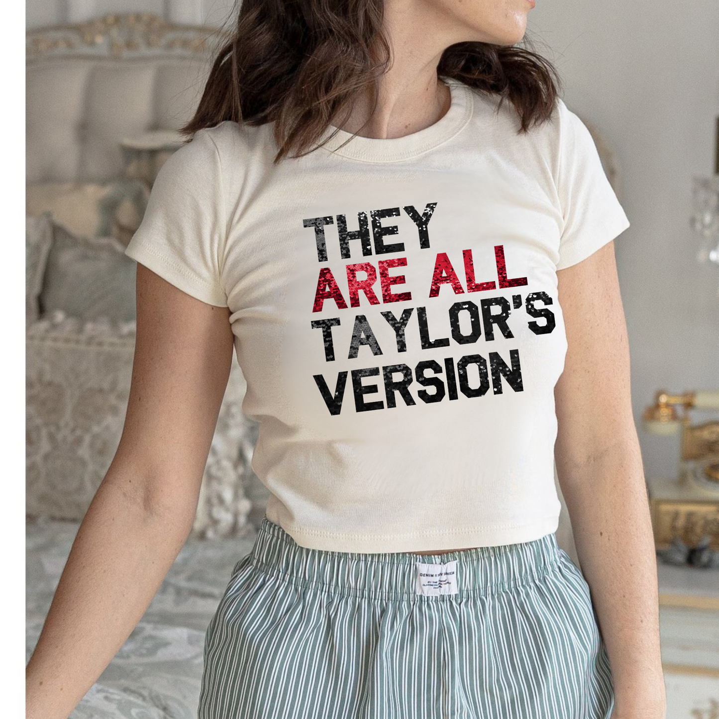 They Are All TV Crop Top