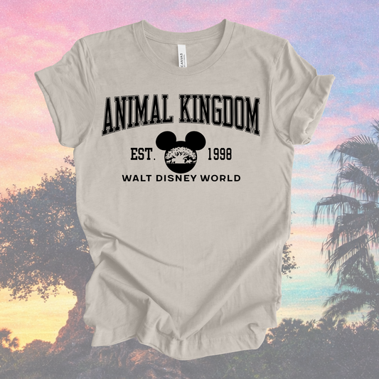 AK SAFARI PARK VARSITY PRINT - Magical Theme Park Shirt