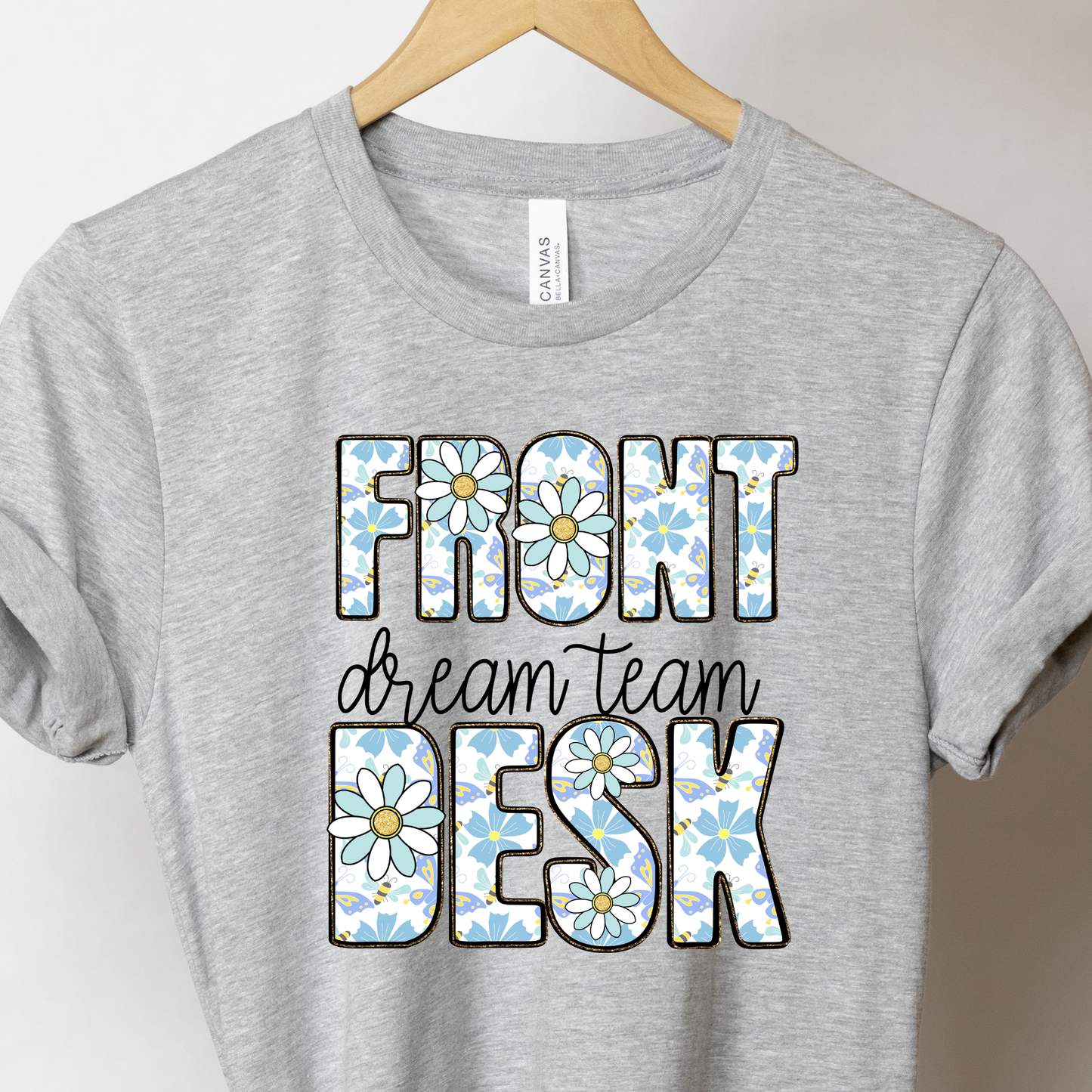 Front Office School Staff Shirt | Funny School Office Tee | Attendance Clerk Registrar Gift | Bella Canvas