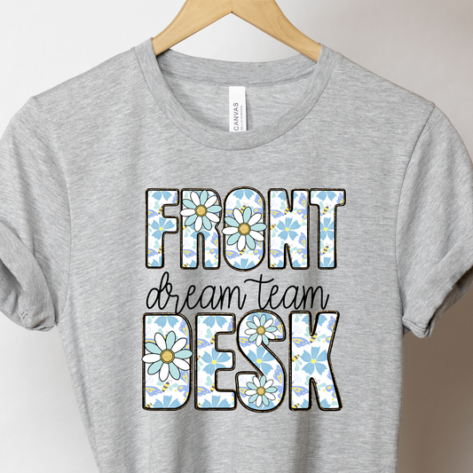 Front Office School Staff Shirt | Funny School Office Tee | Attendance Clerk Registrar Gift | Bella Canvas