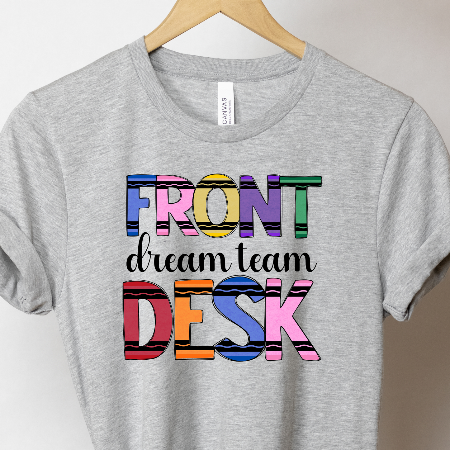 Front Office School Staff Shirt | Funny School Office Tee | Attendance Clerk Registrar Gift | Bella Canvas