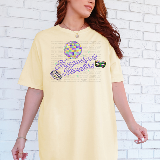 MASQUERADE REVELERS - Comfort Colors Short & Long Sleeve