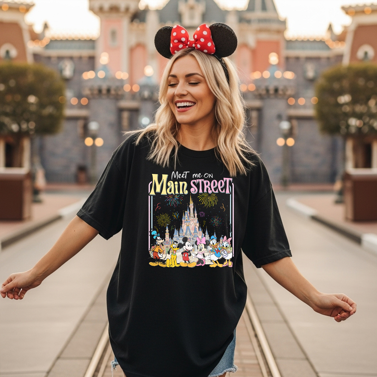 Meet Me On Main Street Shirt, Magic Trip Outfit, Comfort Colors Tee, Park Day Outfit, Vacation Gift for Women Moms