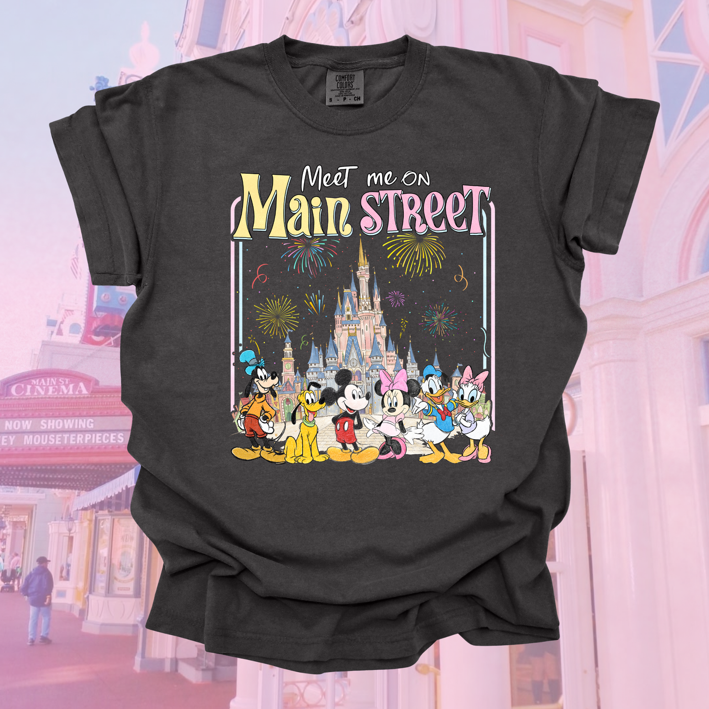 Meet Me On Main Street Shirt, Magic Trip Outfit, Comfort Colors Tee, Park Day Outfit, Vacation Gift for Women Moms