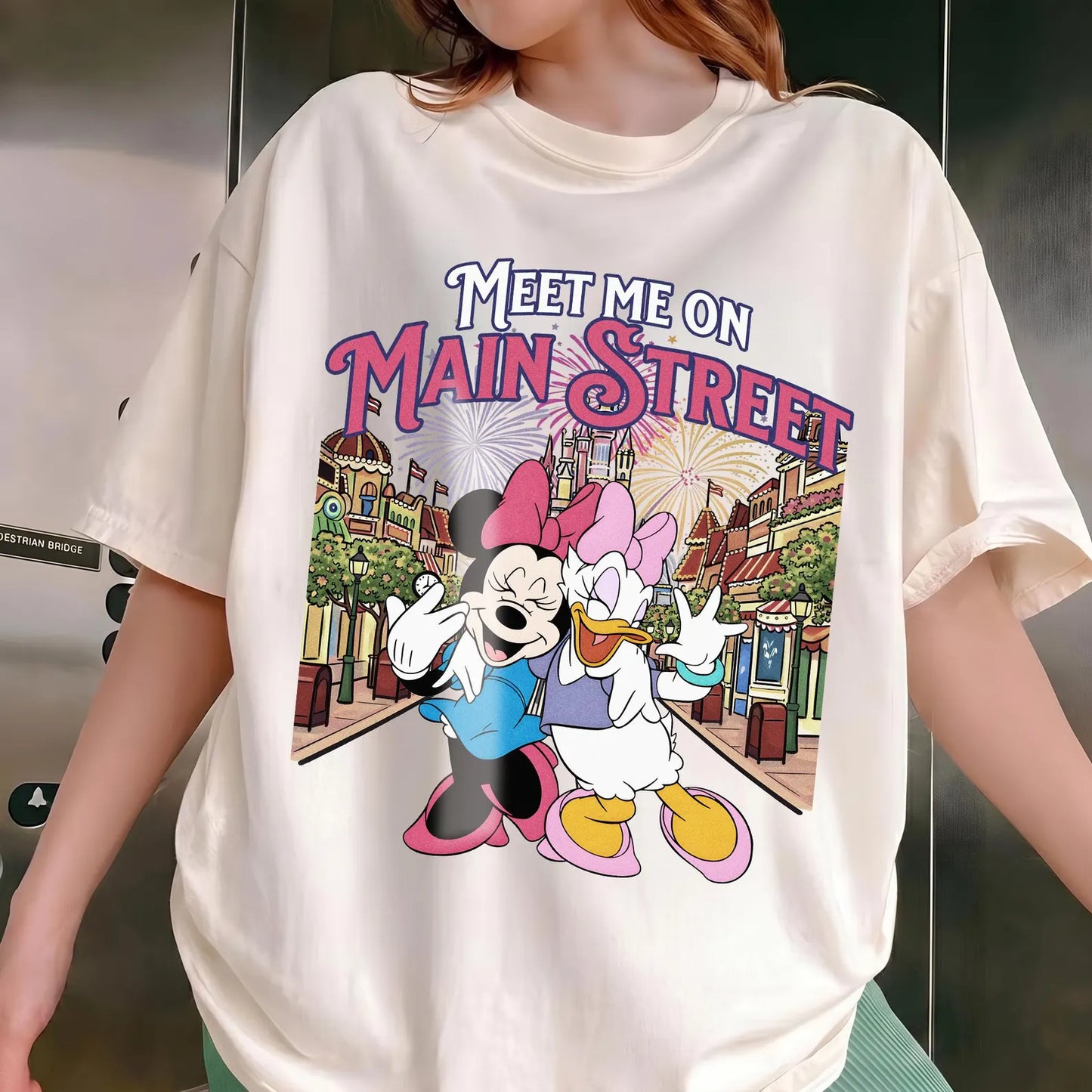 MEET ME ON MAIN STREET TANK OR TEE - COMFORT COLORS - MAGICAL PARK DAY VACATION TOP