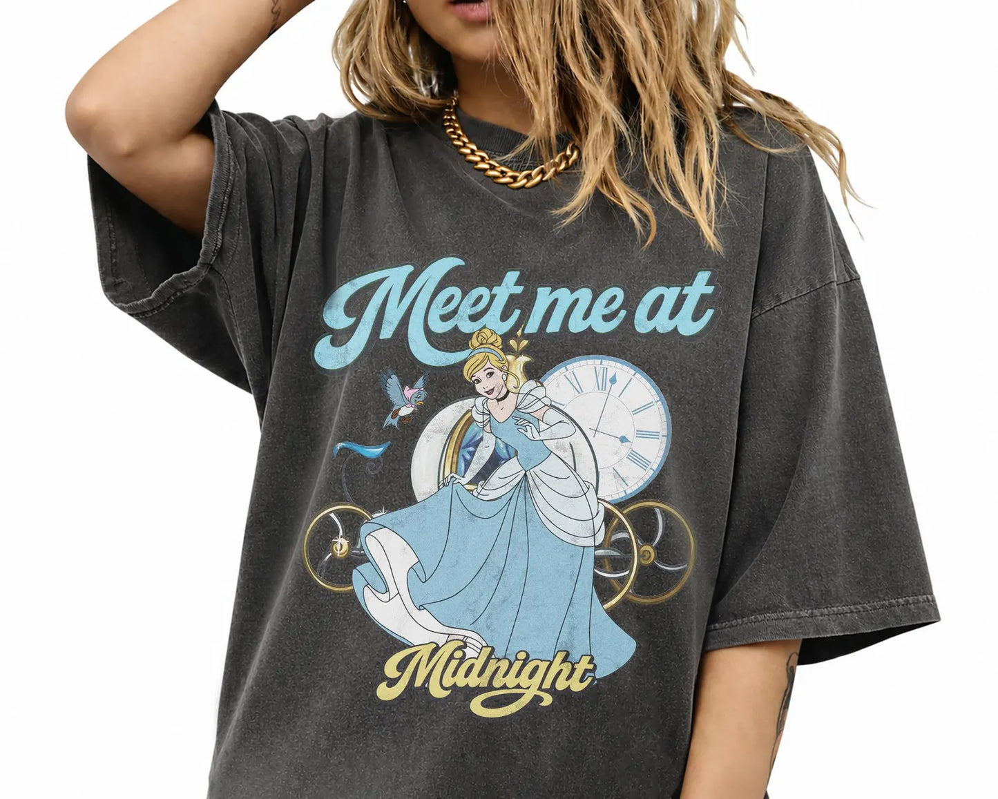 MEET ME AT MIDNIGHT TANK OR TEE - COMFORT COLORS - MAGICAL PARK DAY VACATION TOP