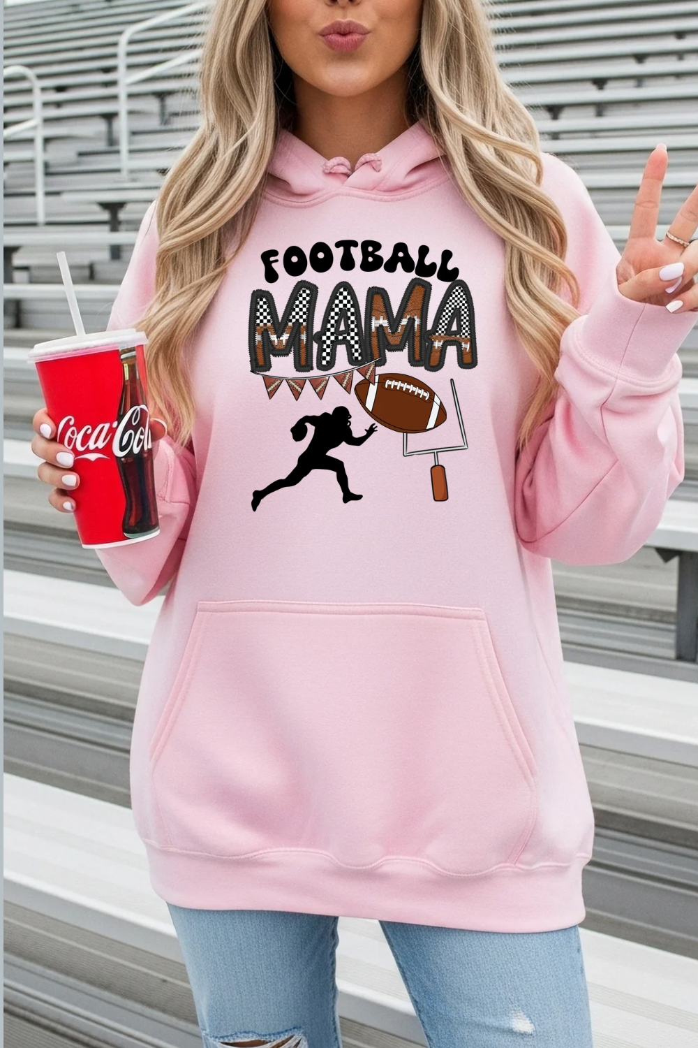 Football Mama Hoodie | Football Mom Hoodie | Game Day Football Sweatshirt for Women