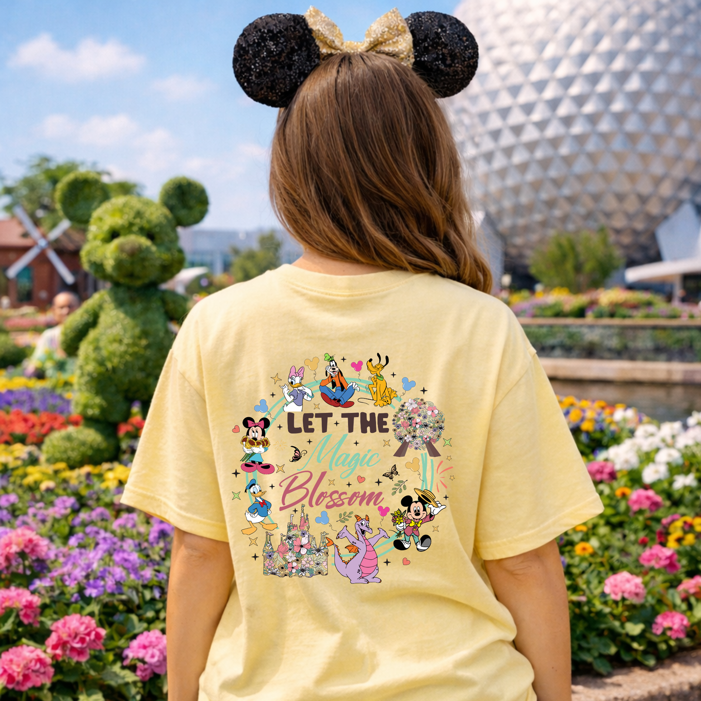 Let the Magic Blossom Shirt – Spring Festival Outfit, Flower Garden Trip Tee, Comfort Colors Youth & Adult, Gift for Women Moms Girls
