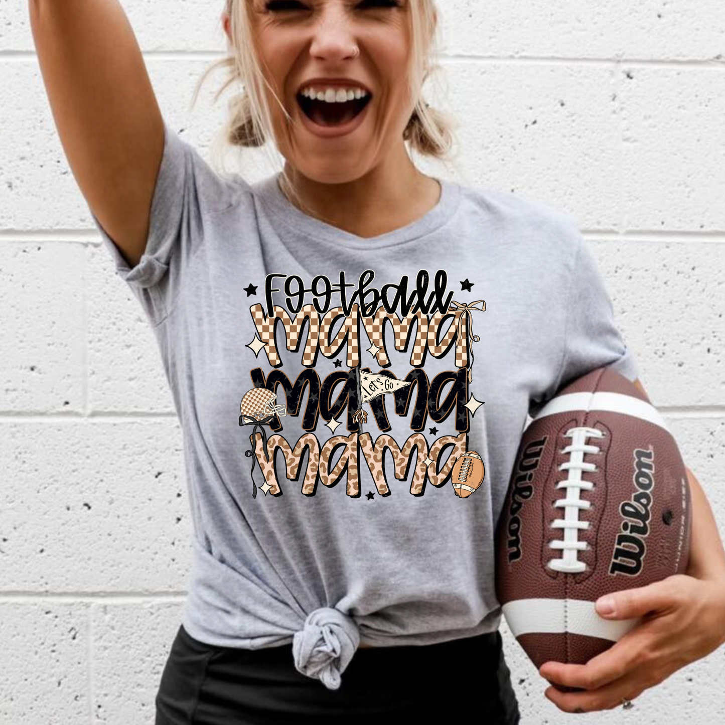 Football Mama Shirt | Football Mom Game Day Tee | Cute Football Season Shirt