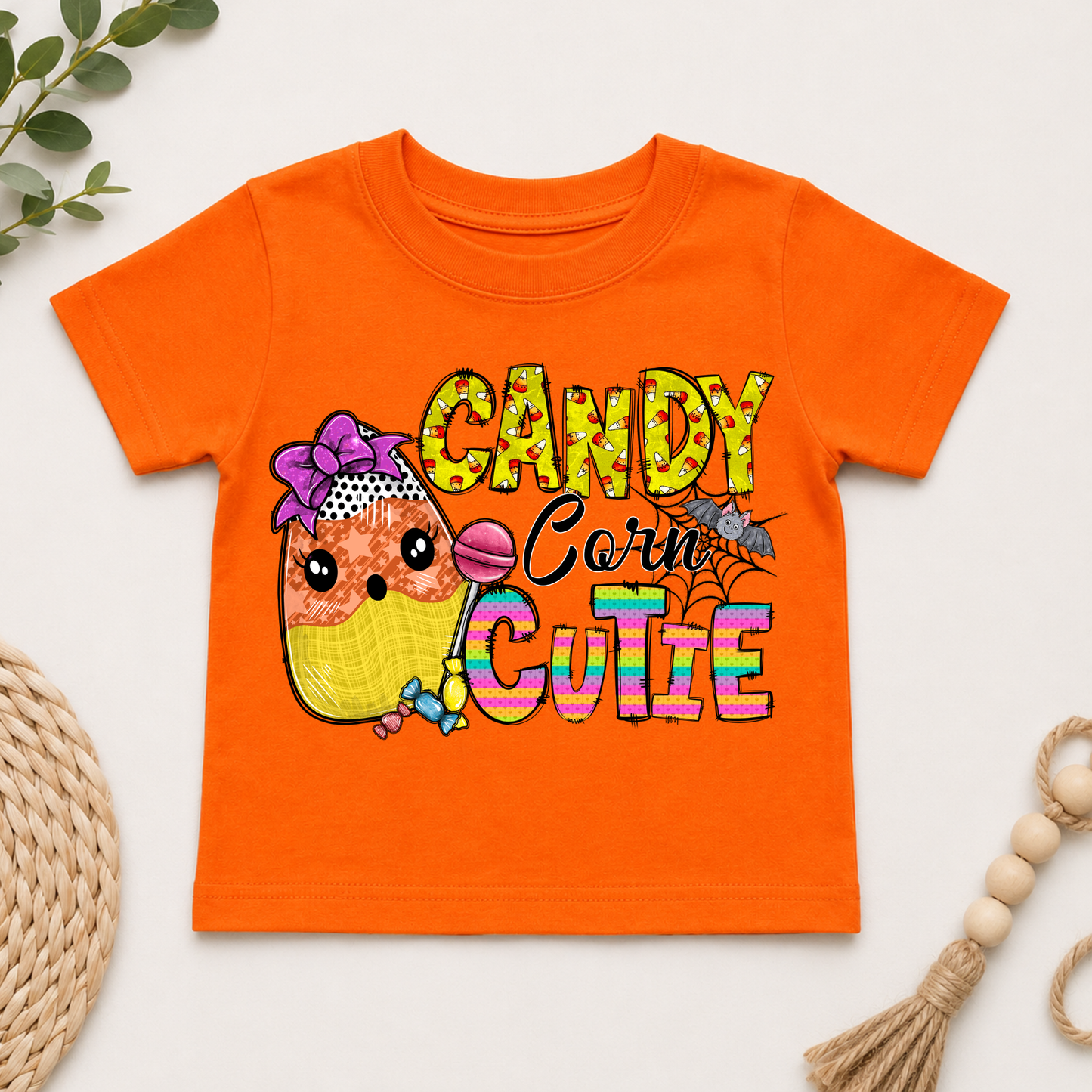 Candy Corn Cutie Shirt for Girls | Toddler Halloween Shirt | Cute Kids Halloween Tee