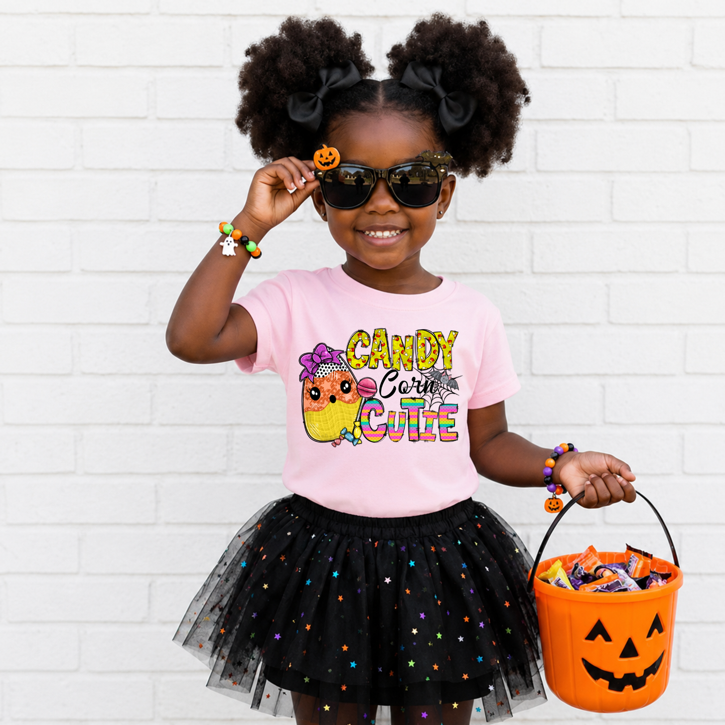 Candy Corn Cutie Shirt for Girls | Toddler Halloween Shirt | Cute Kids Halloween Tee