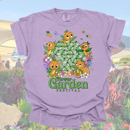 Flower & Garden Festival Shirt – Spring Festival Outfit, Flower Garden Trip Tee, Comfort Colors Youth & Adult, Gift for Women Moms Girls