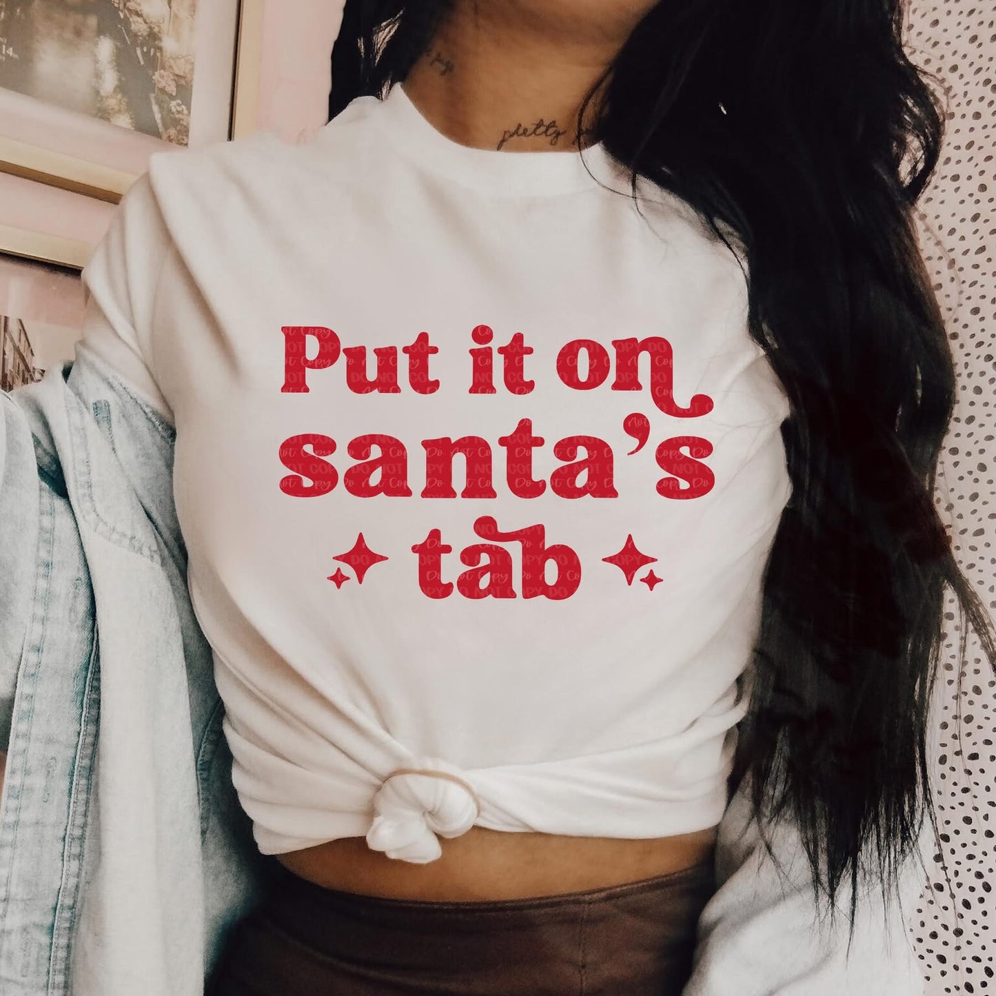 Put It On Santa’s Tab Tee - Black Friday Exclusive