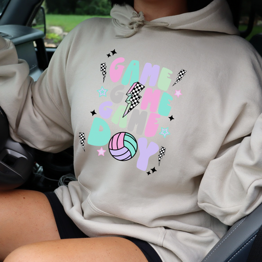 Volleyball Game Day Hoodie