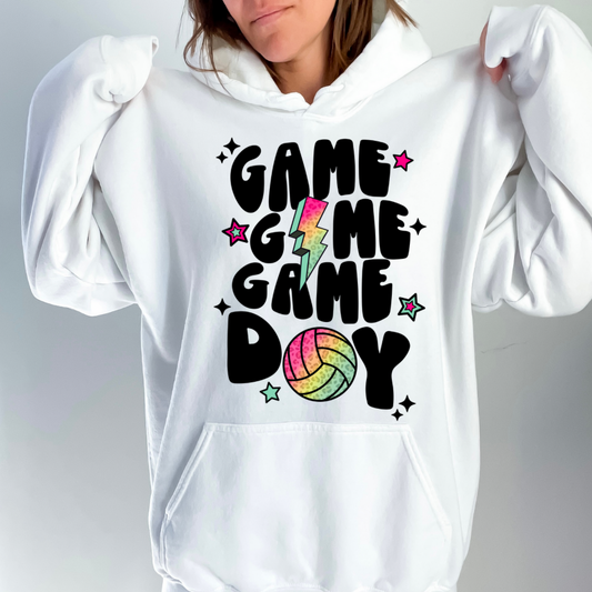 Volleyball Game Day Hoodie