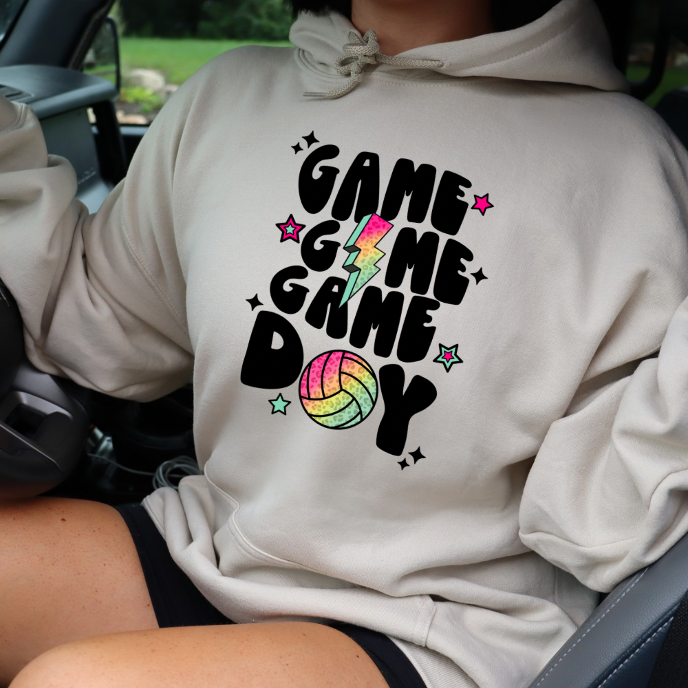 Volleyball Game Day Hoodie