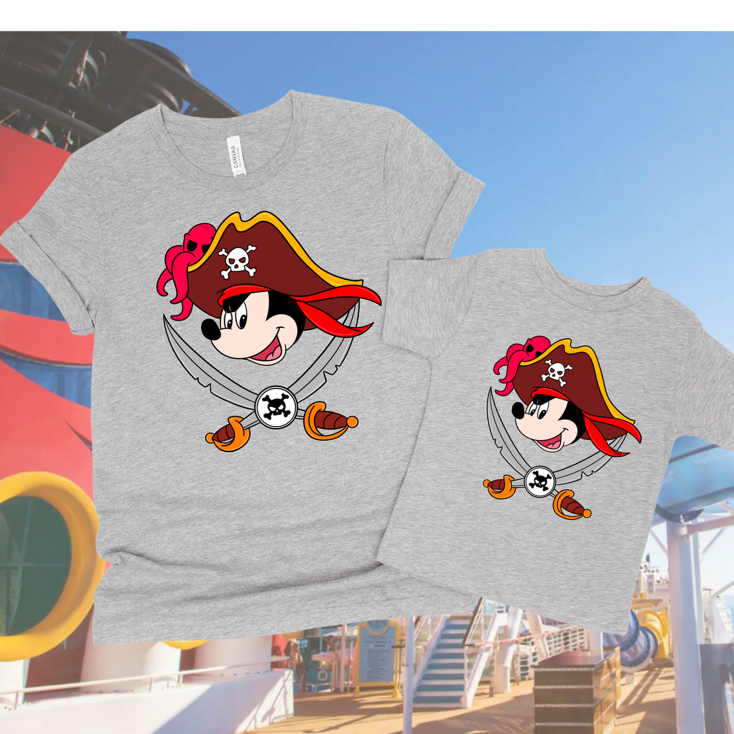 Pirate Cruise Shirt for Adults and Kids