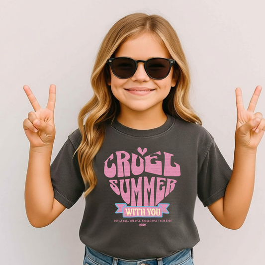 CRUEL SUMMER  SHIRT for Kids - Comfort Colors