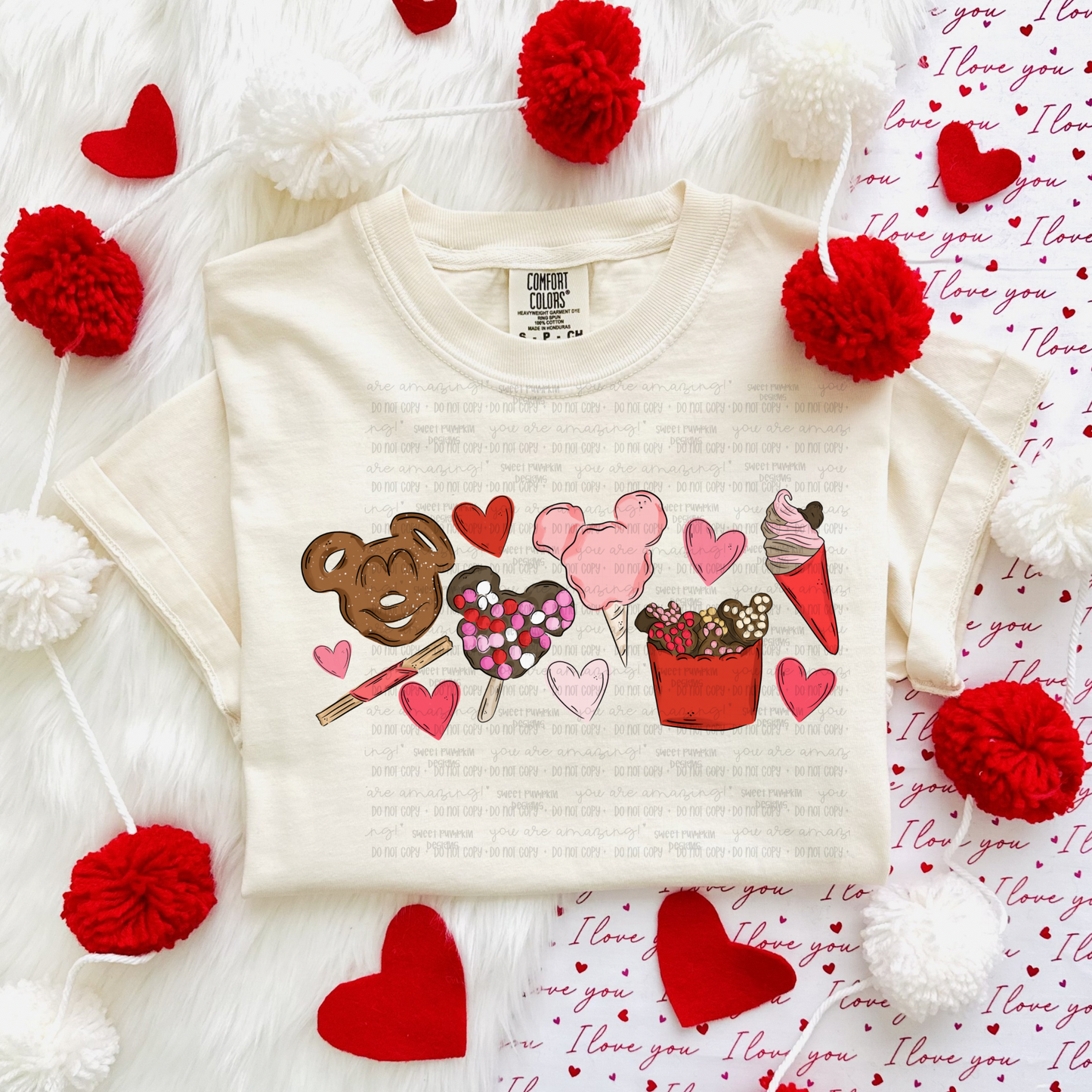 Valentine’s Snacks Shirt | Cute Theme Park Shirt | Vacation Outfit Tee