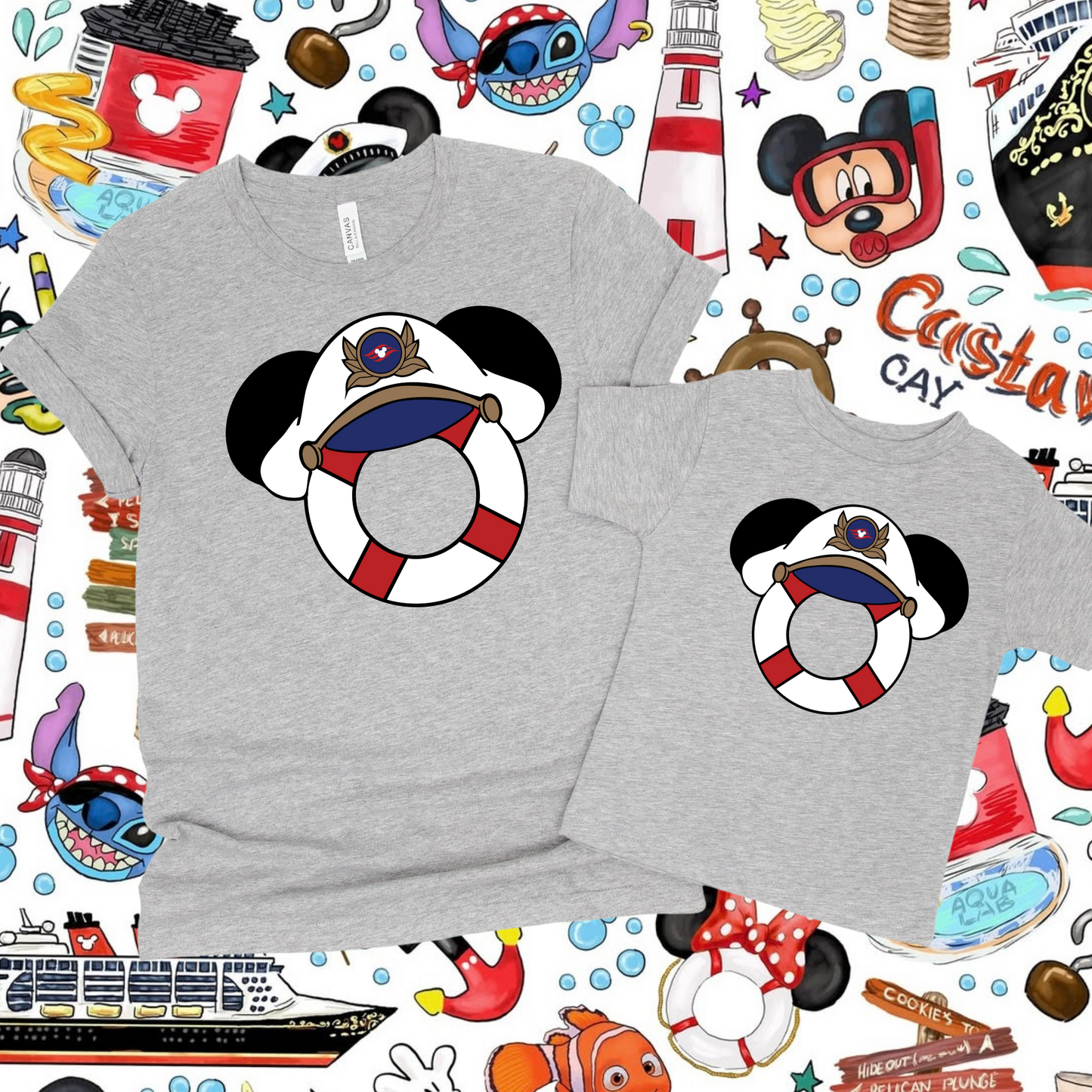 Sailor Mouse Shirt for Adults and Kids