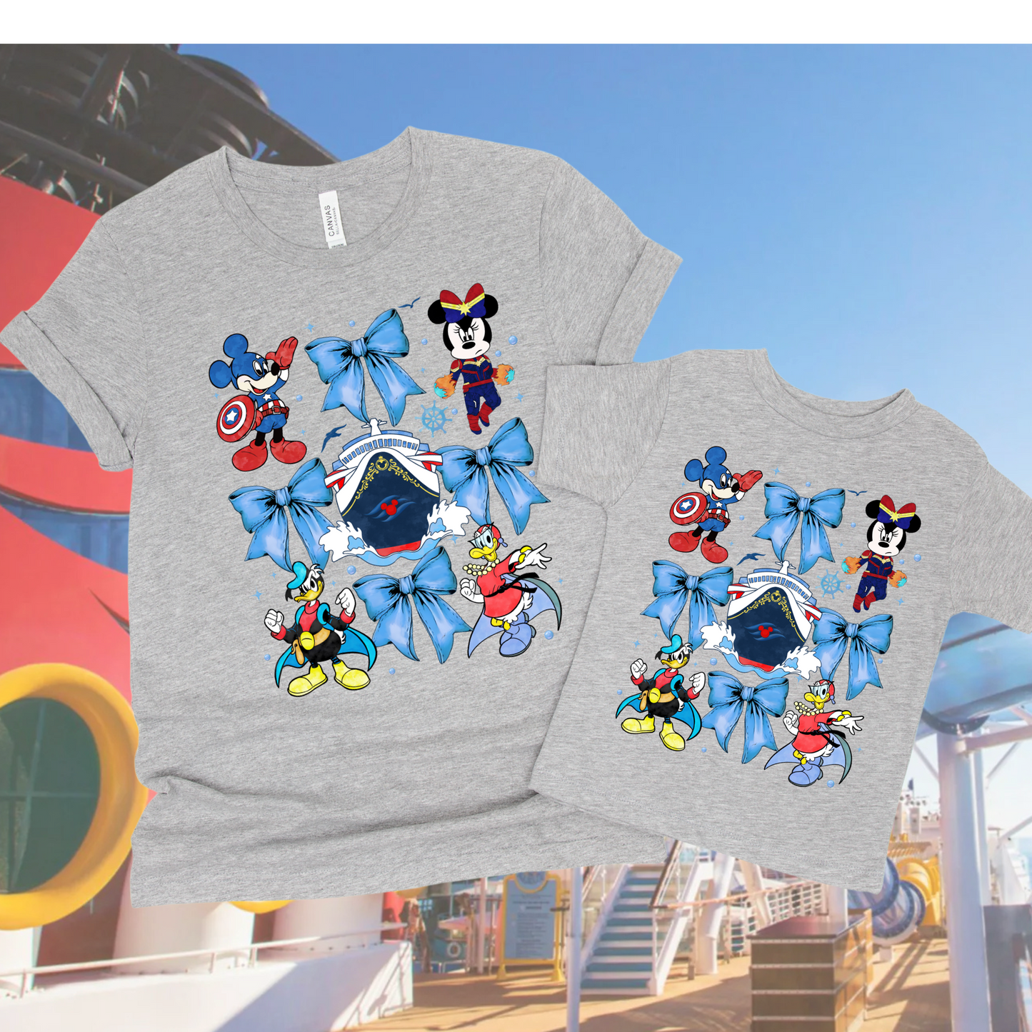 Superhero Day at Sea Cruise Shirt for Adults and Kids