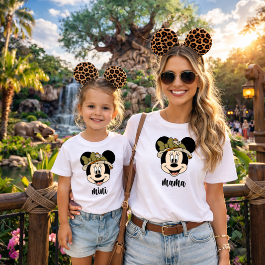 Mama and Mini Matching Shirts for Family Vacation | Mom and Kid Park Day Outfit | Comfort Colors Matching Set