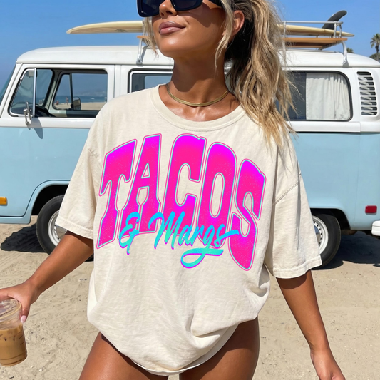 TACOS & MARGS - $20 COMFORT COLORS NEON SUMMER SALE