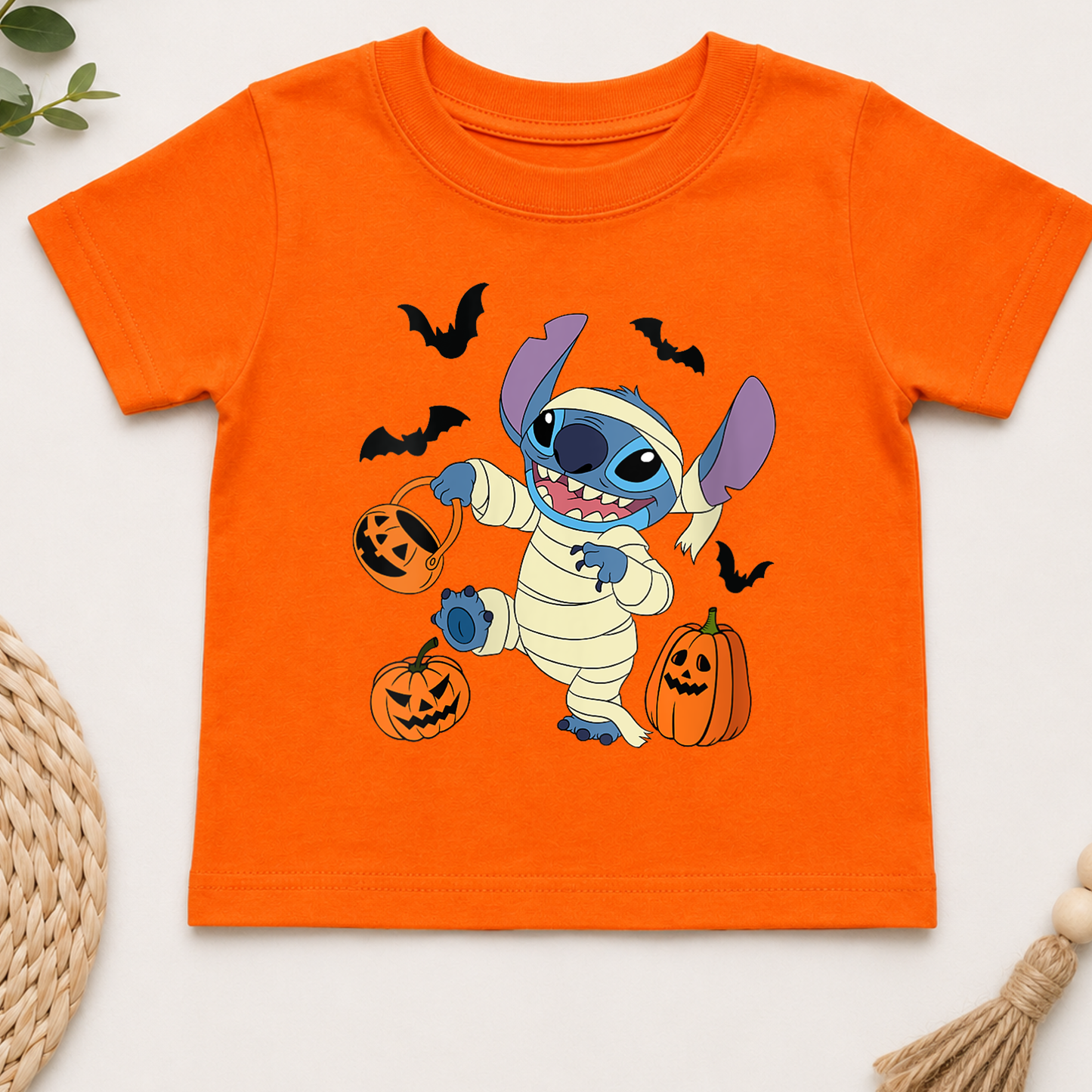 Mummy Stitch HALLOWEEN Magical Theme Park Halloween Kids Shirt | Toddler & Youth Sizes