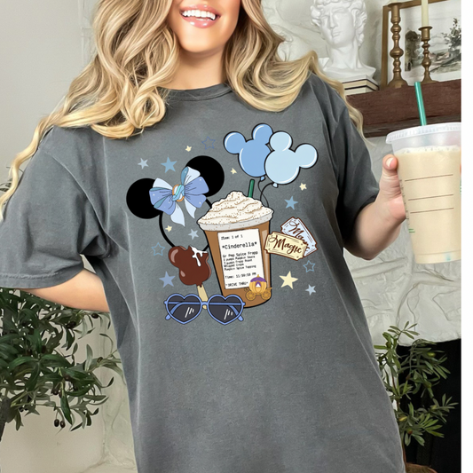 PRINCESS CINDY COFFEE SHIRT