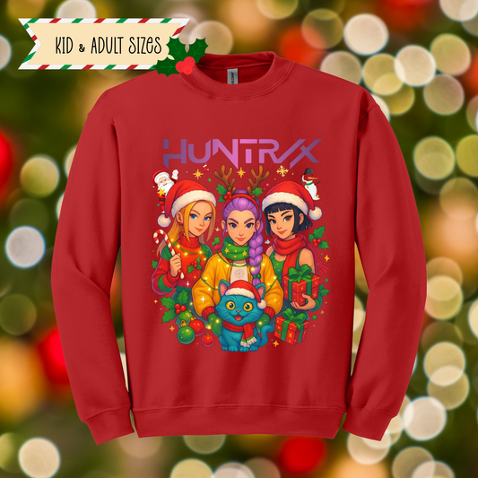 K-pop Christmas Sweatshirt Design 6 for Youth and Adults