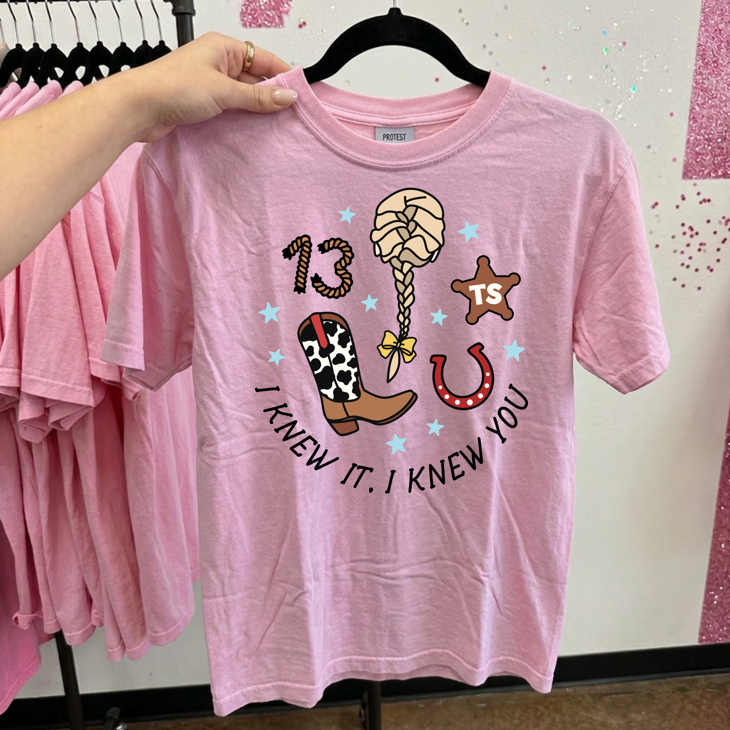 I KNEW IT TOY TANK OR TEE - COMFORT COLORS - MAGICAL PARK DAY VACATION TOP